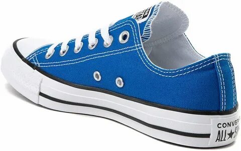 All blue converse