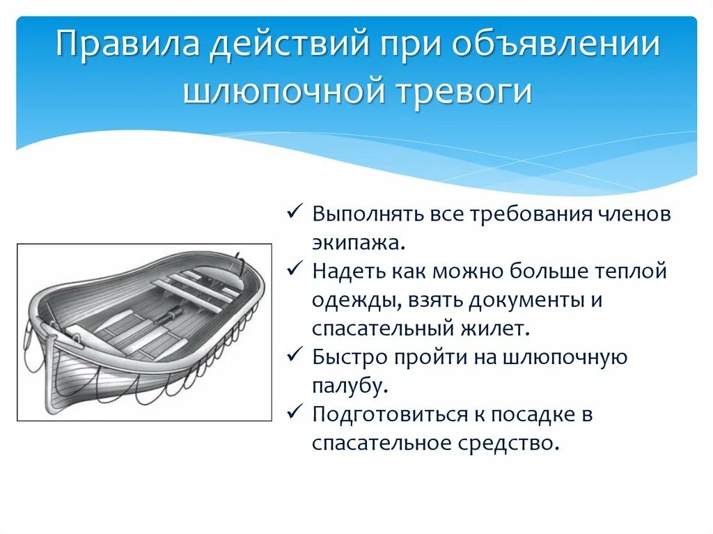 Правила действия при объявлении шлюпочной тревоги. Шлюпочная тревога действия. Действия экипажа по тревогам на судне. Шлюпочная тревога действия экипажа. Действие при объявлении тревоги