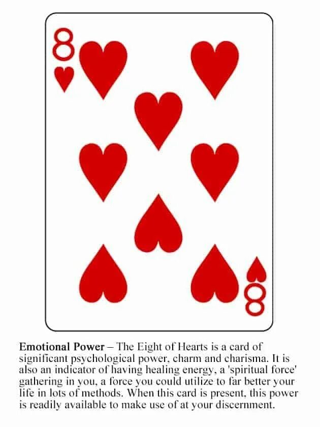 Card meaning. Карта восьмерка. Heart Card. Карты игровые 8 сердце. Fortune telling Cards.