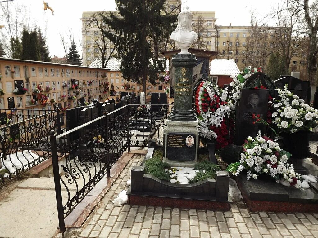 донское кладбище ров.