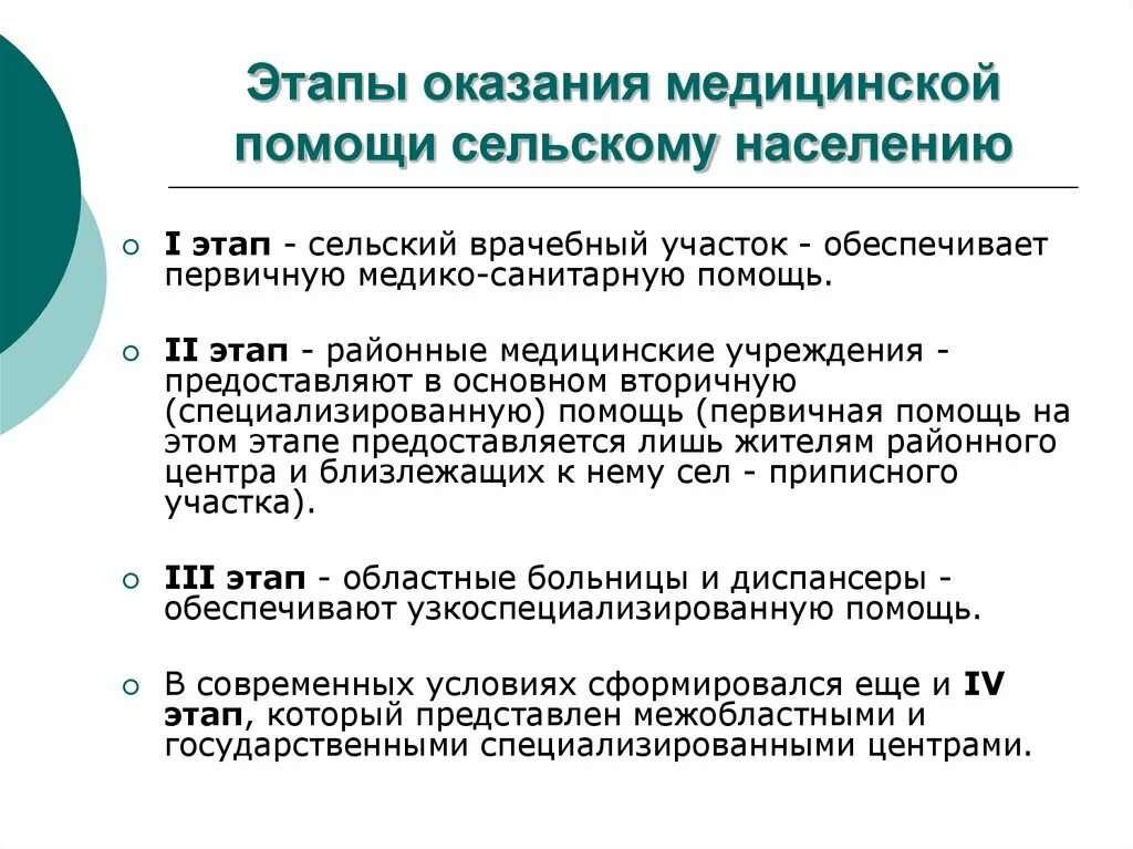 Организация 24 25. Этапы оказания лечебно-профилактической помощи сельскому населению. Сколько этапов оказания медицинской помощи. Этапы оказания медицинской помощи сельскому населению. Второй этап организации медицинской помощи сельскому населению.