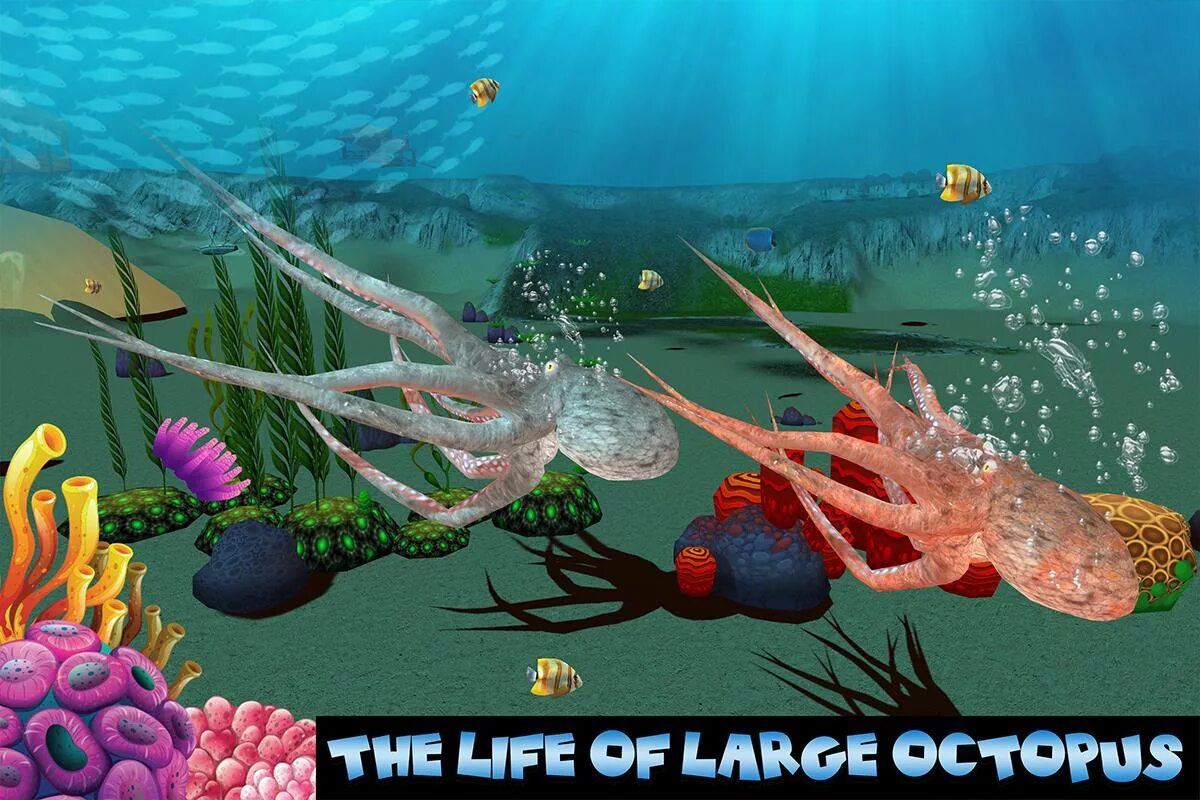 Октопус для андроид. Симулятор осьминога. Игра симулятор подводный мир. Игра про осьминога на ПК. Игра симулятор осьминога.