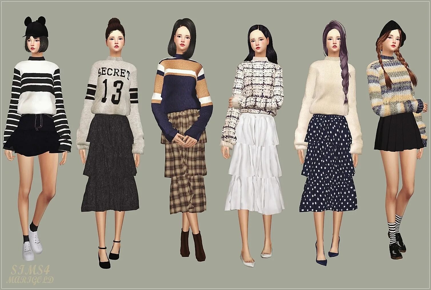 Симс 4 моды комплекты. Marigold симс 4. SIMS 4 ww одежда. Симс 4 одежда Максис. Marigold Sweater SIMS 4.