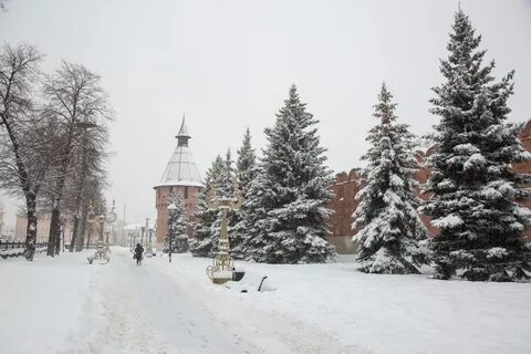 Тула в январе