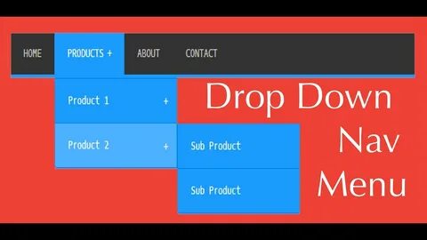 Drop menu