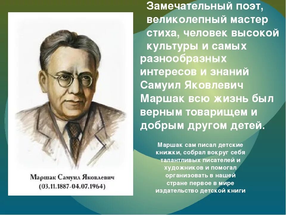 Фамилия имя маршака. Дети Маршака Самуила Яковлевича. Портрет Самуила Яковлевича Маршака. Маршак портрет писателя.