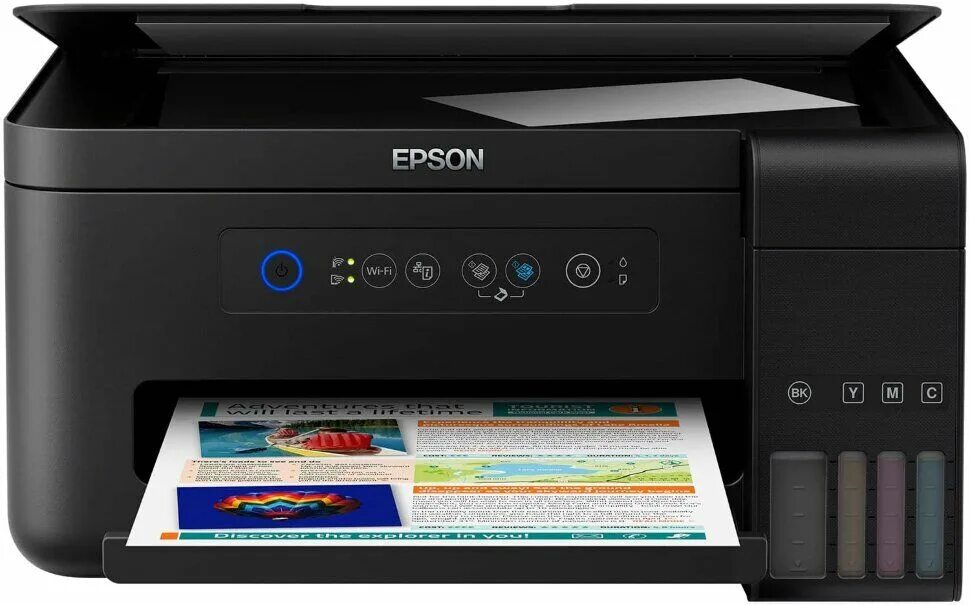 Принтер 3 в 1 струйный. МФУ Epson l4150. Струйное МФУ Epson l4150. МФУ струйное Epson l6160. МФУ Epson l4150, черный.