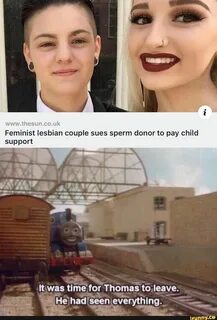 Feminist lesbian couple sues sperm donor to pay child support - popular mem...