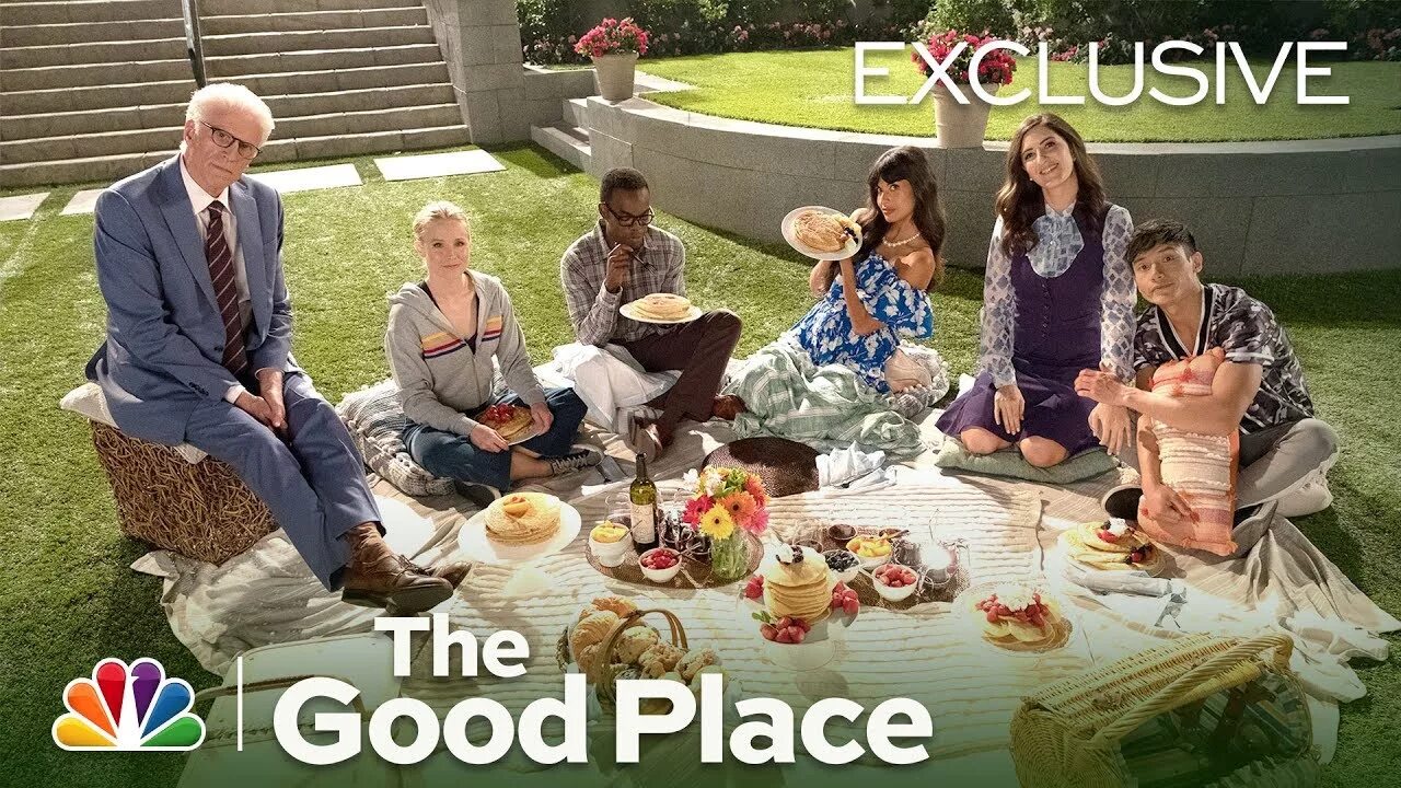 Good place in english. The good place poster. the good place. the good place house. the good place cover.