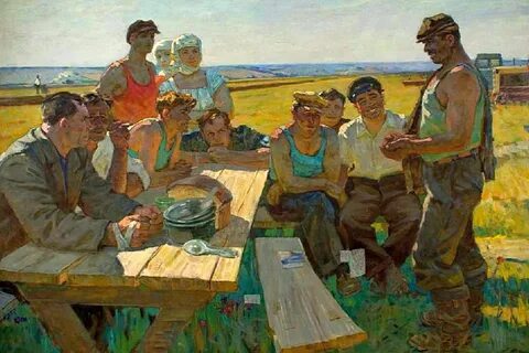 Советское искусство воспевало