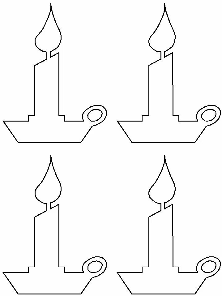Свечка трафарет. Свечки вырезать. Свечки вырезать. Свечи для вырезания. Свеча раскраска.
