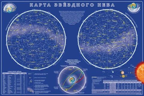 Атлас карта звездного неба