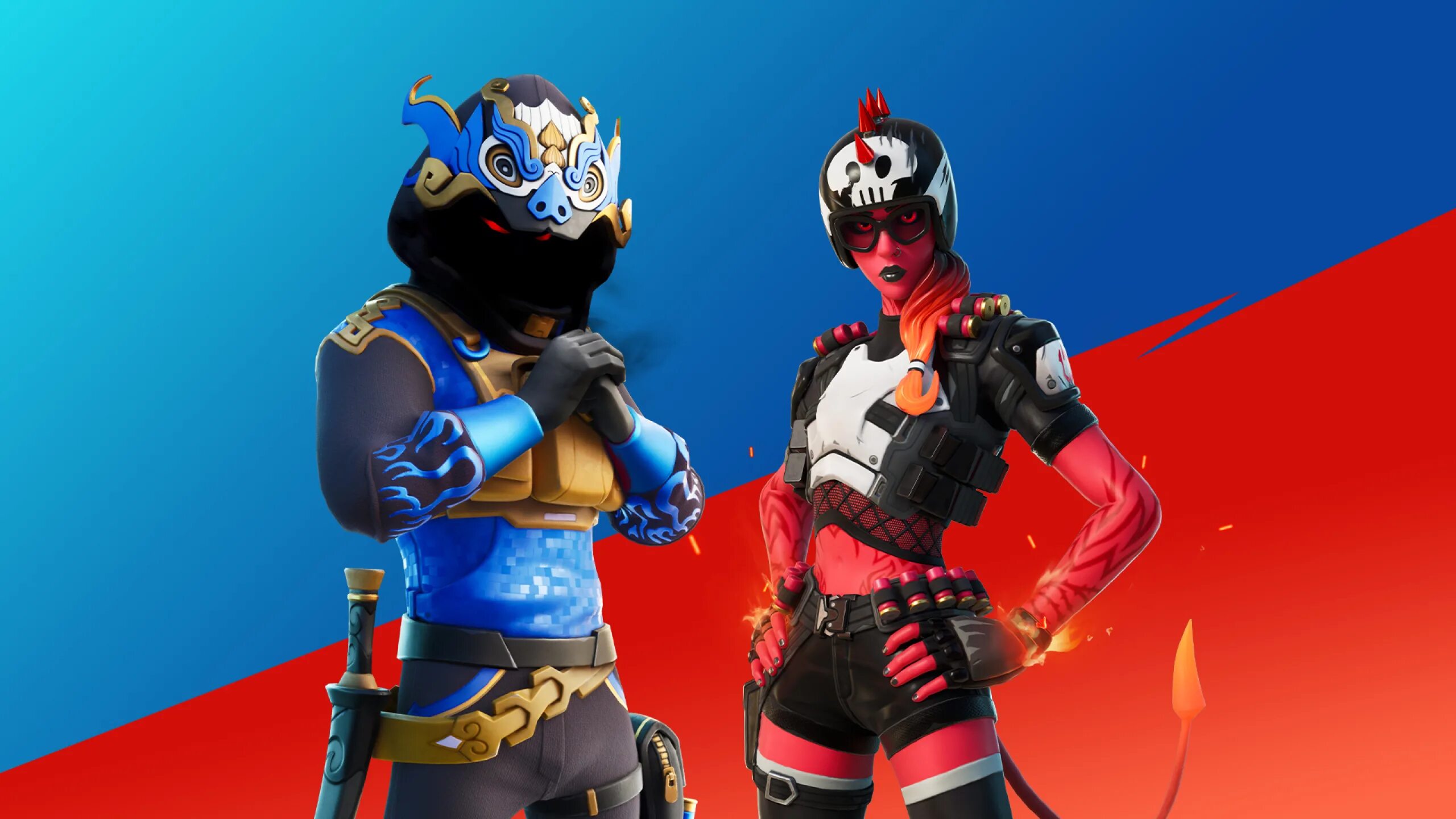 Красное против голубых. Красные против синих. red vs blue fortnite. красные обои фортнайт.
