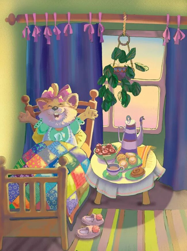 добрые иллюстрации. сказочное утро. сказочное утро в деревне. доброе сказочное утро. хоббит иллюстрации.