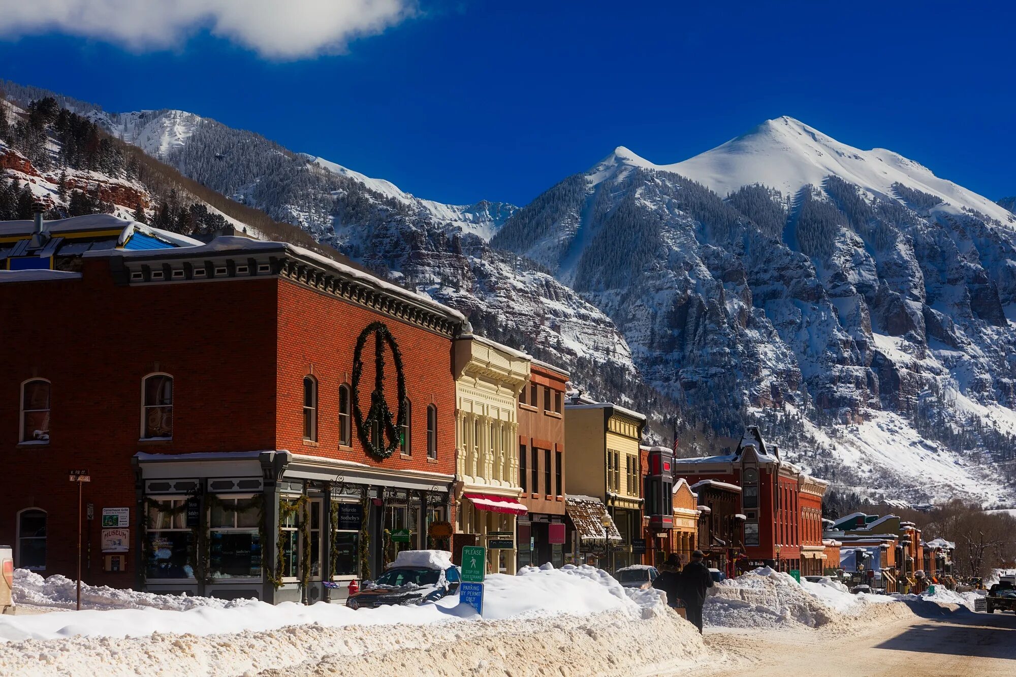 Co village. Теллерайд, штат Колорадо. Теллурайд Колорадо США. Теллурид штат Колорадо. Теллурайд город в США.