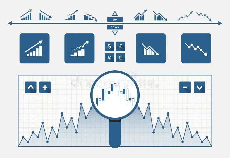 Российские инвесторы. График с линией, идущий вверх. Диаграмма мяч. Go charting. Go charting.