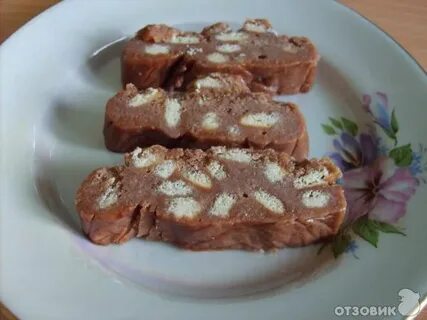 Рулет из печенья без выпечки с какао