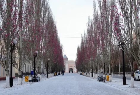 Омск в феврале