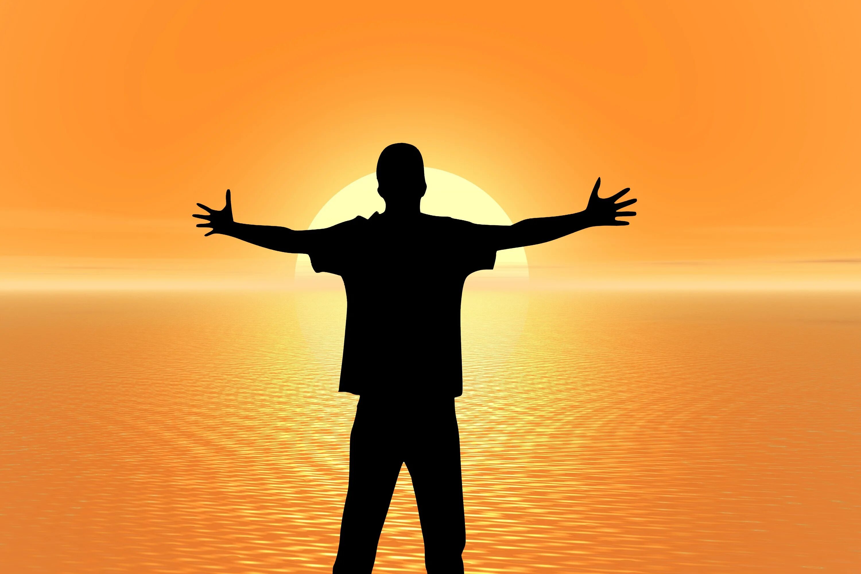 Счастливый мужчина. Человек с распростертыми руками. Позитивный парень. Счастливый человек. Счастливый мужчина.