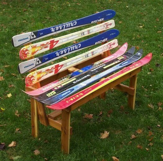 Что можно сделать из старых лыж Water-ski wine rack  Water ski decor, Ski lodge de