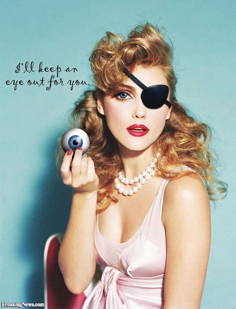 Keep an eye out. Eyepatch women. Laura Kearney eyepatch. Eyepatch women Tanya Vlach.