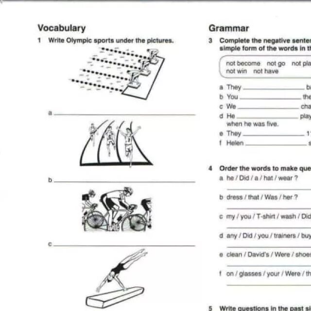 Контрольная работа по английскому языку Olympic Sports. Vocabulary Test 6 класс. Vocabulary Test 4 класс. Английский язык 6 класс Olympic Sports. Контрольная работа по английскому 9 класс комарова