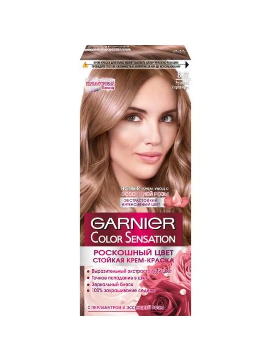 Гарньер розовый отзывы. Гарньер сенсейшен 8.12. Краска Garnier Color Sensation. Garnier Color Sensation, оттенок 8.24. Краска для волос гарньер колор сенсейшен 8.12.