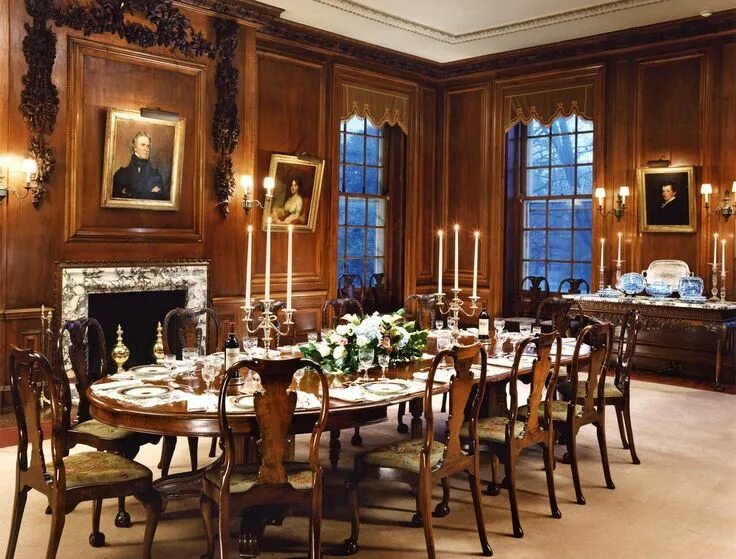 Lindenwood University - The President’s House Elegant dining room, Luxury dining
