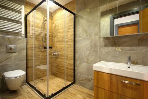 Дизайн ванной комнаты с поддоном