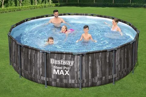 Bestway steel max бассейн