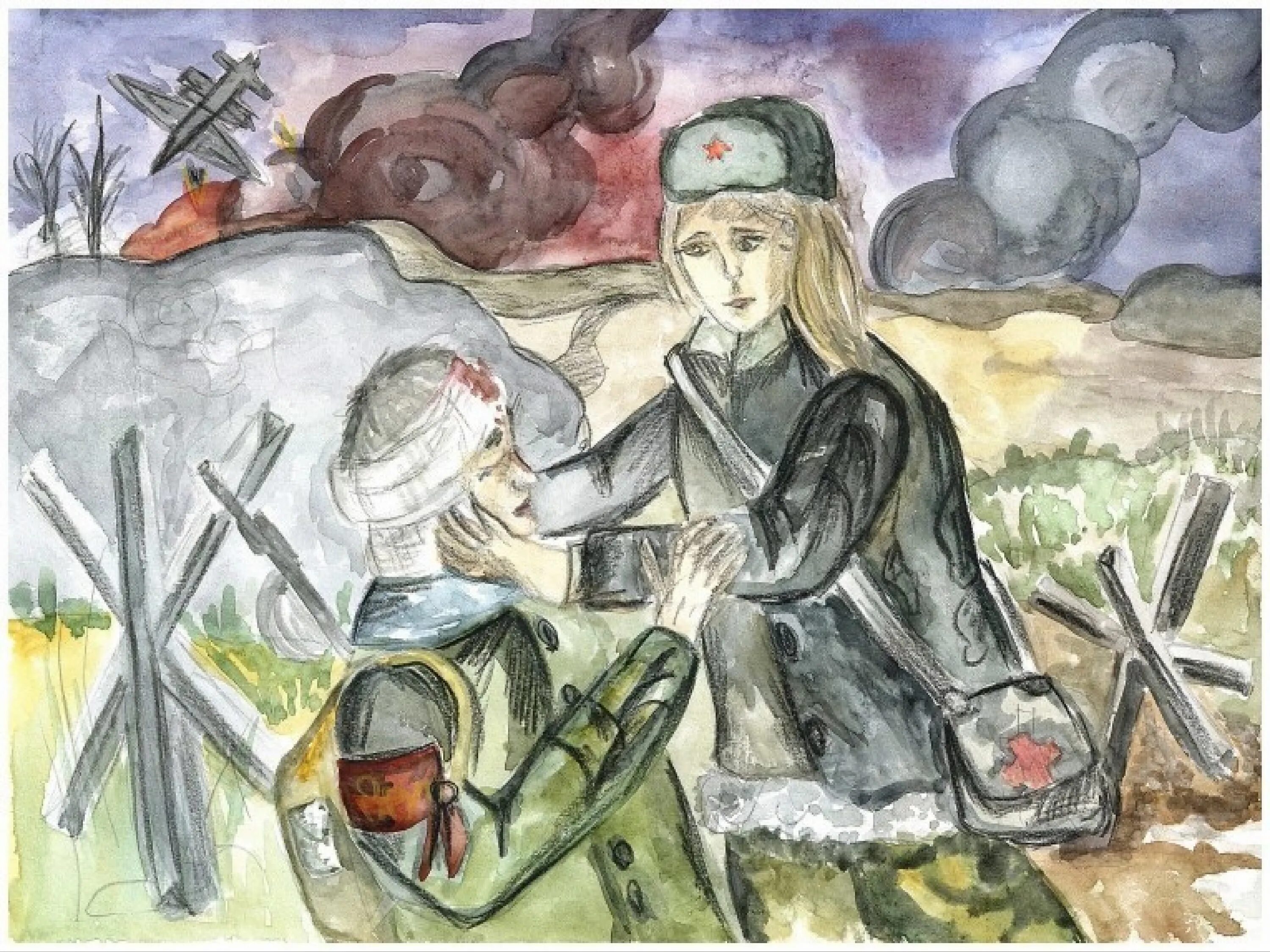 Картинки на тему великая. Рисунок про войну. Рисунок на военную тему для детей.