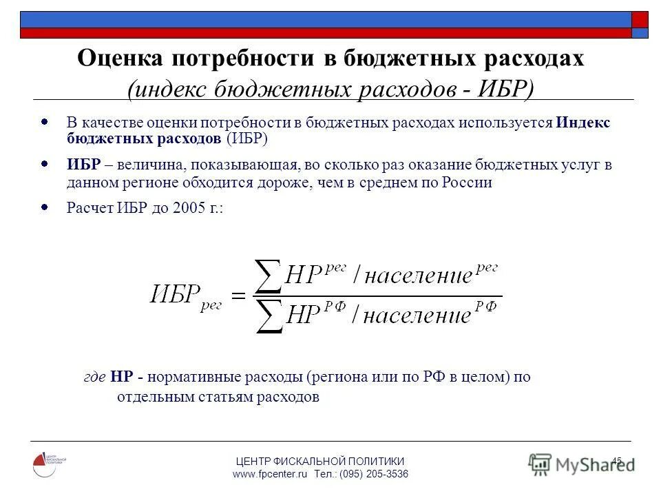 Изменение бюджетных расходов