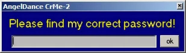Correct password