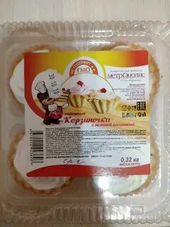 Пирожное корзинка калорийность