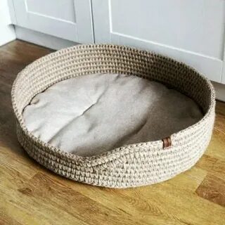 Вязание лежанок для кошек