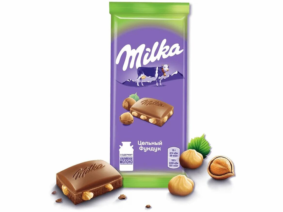 1х22. шоколад milka цельный фундук 85 гр. шоколад "milka" молочный с фундуком, 100 г. милка шоколад с фундуком 85г. милка цельный.