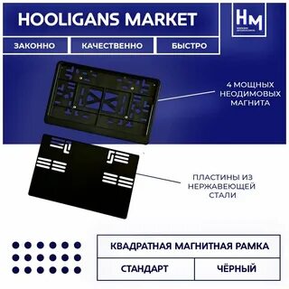 Квадратные магнитные рамки