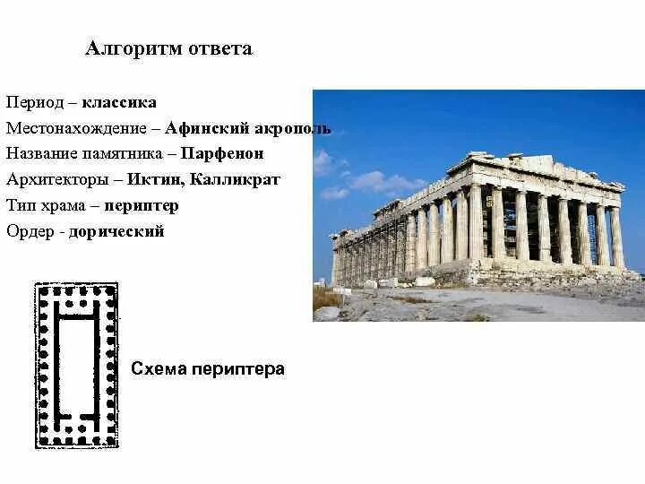 Дорический храм Парфенон. Периптер Парфенон. Парфенон дорический периптер. Периптер в Сицилии.