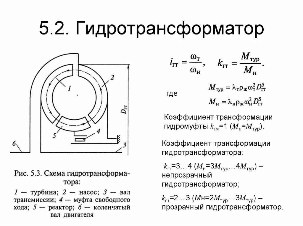 Коэффициент трансформации. Коэффициент трансформации гидротрансформатора. Коэффициент трансформации вариатора. Вид тяговой характеристики при гидропередаче.. Коэффициент силового трансформатора