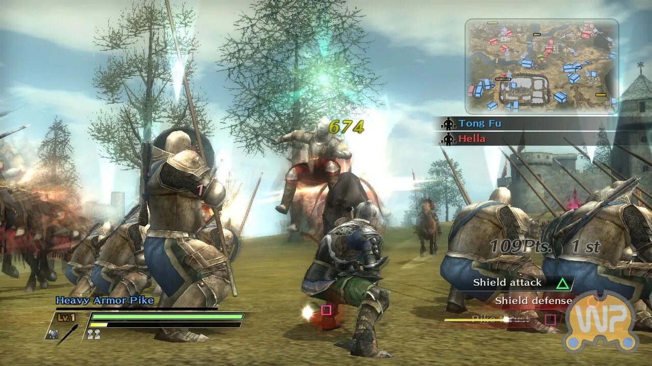 Shield attack