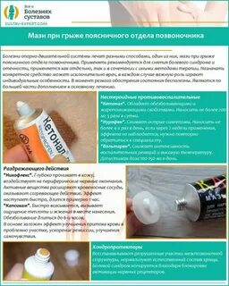 Обезболивающие препараты при болях при грыже