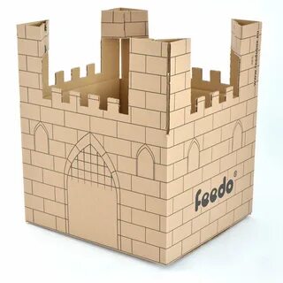 Замок из картона