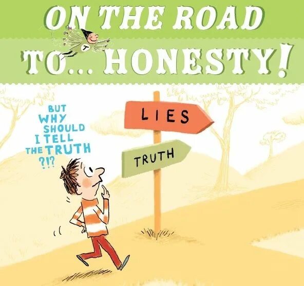 He had to tell the truth. Honesty. honesty proverb. honest flashcard. telling the truth.