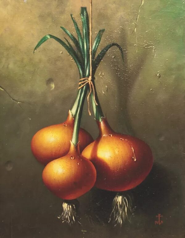 Still Life with Onion by nicolepellegrini on deviantART Still life oil painting,
