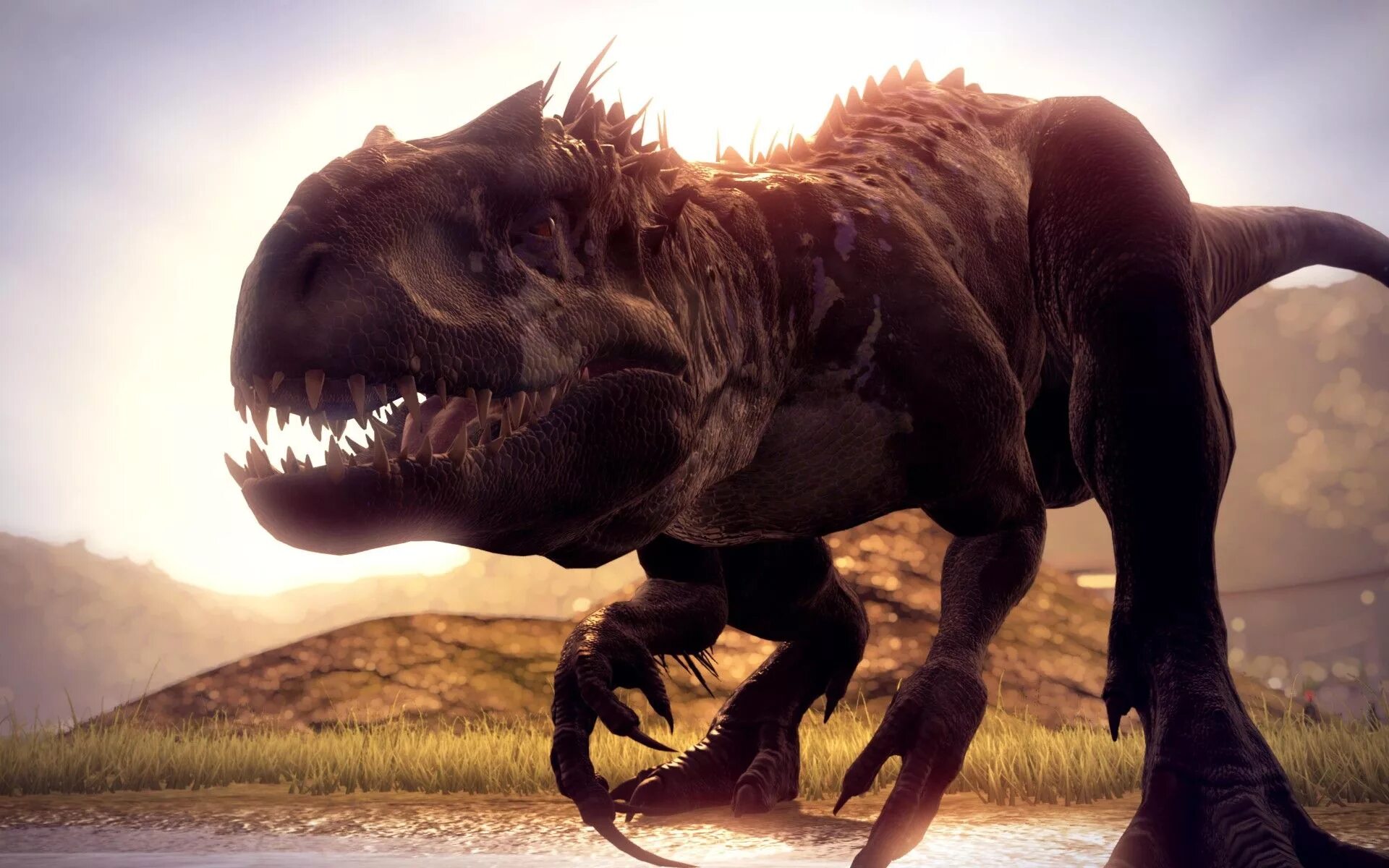Открытый мир динозавр. Тираннозавр монстр. Парк Юрского периода Годзилла. Монстры Юрского периода. Динозавр чудовище.
