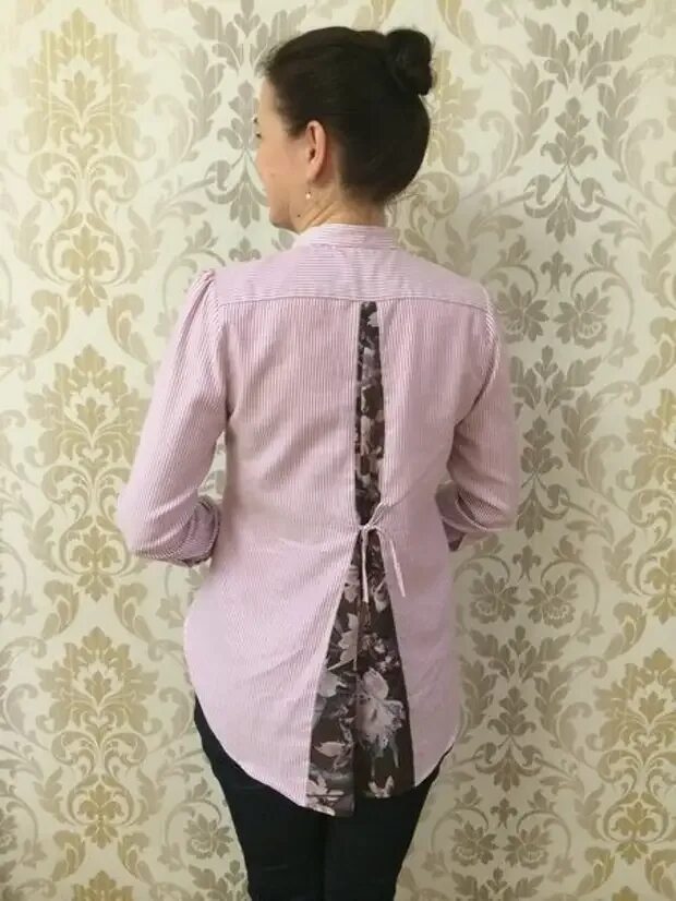 Как увеличить блузку