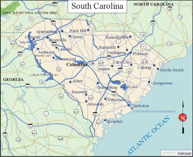 Sc map. Sc map