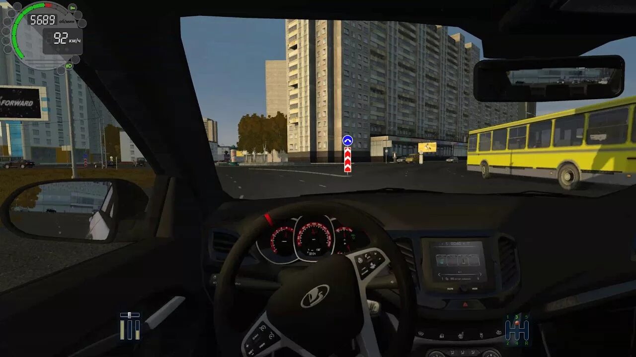 Мод на сити кар драйвинг калина. Vesta City car Driving.