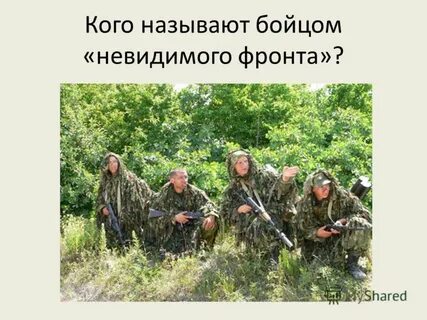 Невидимые бойцы