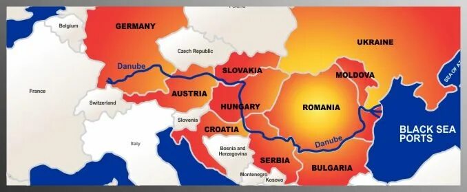 Страны через которые протекает дунай. Река Дунай на карте Украины. Река Дунай на политической карте Европы. Дунай на карте Румынии. Река Дунай на карте.